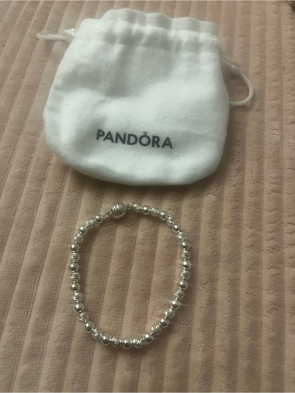 Pandora Sterling Silver Beaded Bracelet - Picture 3 of 3